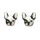 Pirate Bulldog Post Earrings