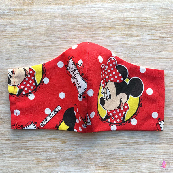 Minnie Inspired Handmade Fabric Mask