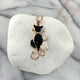 Black & White Cats Necklace