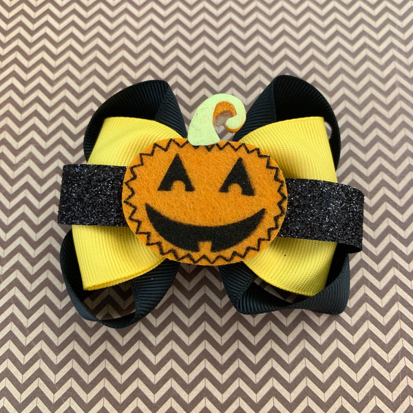 Pumpkin Hair Bow