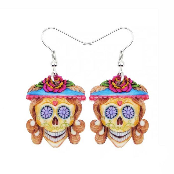 Miss Skeleton Drop Earrings, Jewelry, sweetbiie